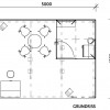 Messestand Modell 5.1 Grundriss