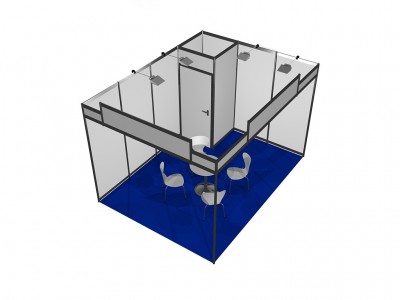 Messestand Modell 3.1 Ansicht 1